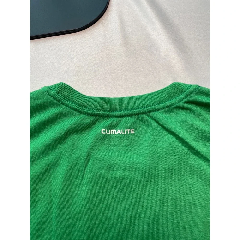 Adidas Mens Climalite Short Sleeve Performance T-Shirt Green X26670 Size M